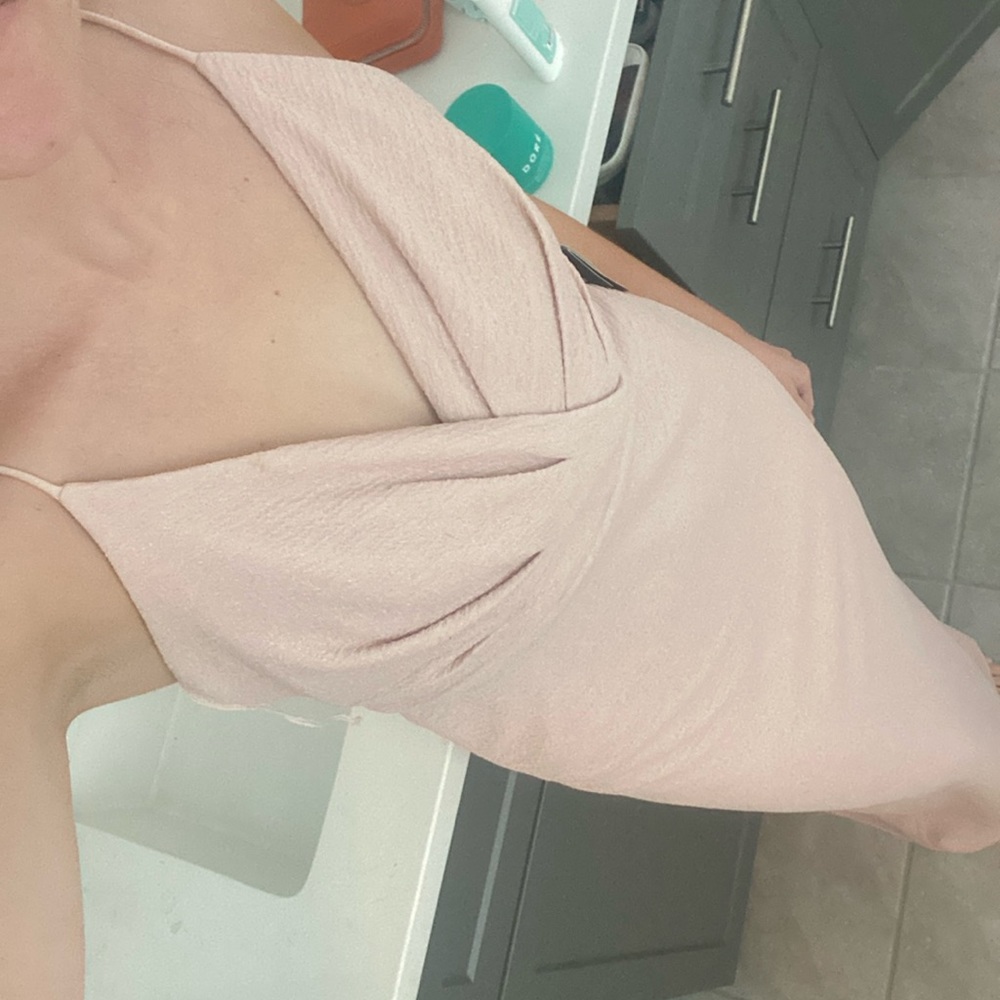 NWT blush pink gown
